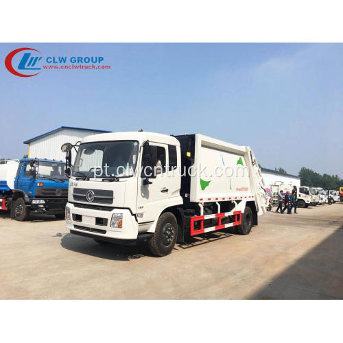VENDA QUENTE Dongfeng 180hp 12cbm compactado caminhão de lixo